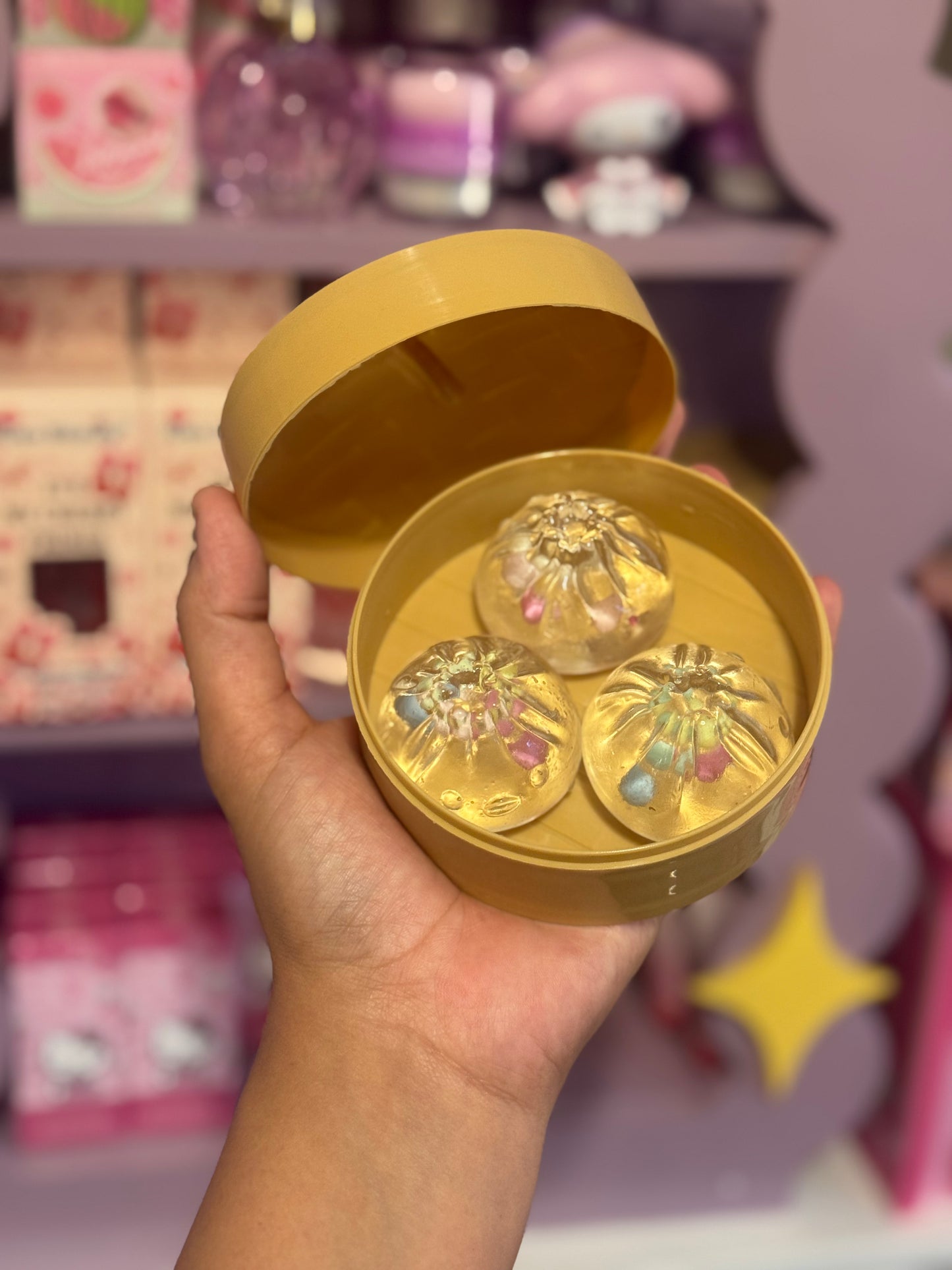 Mini dumplings clear