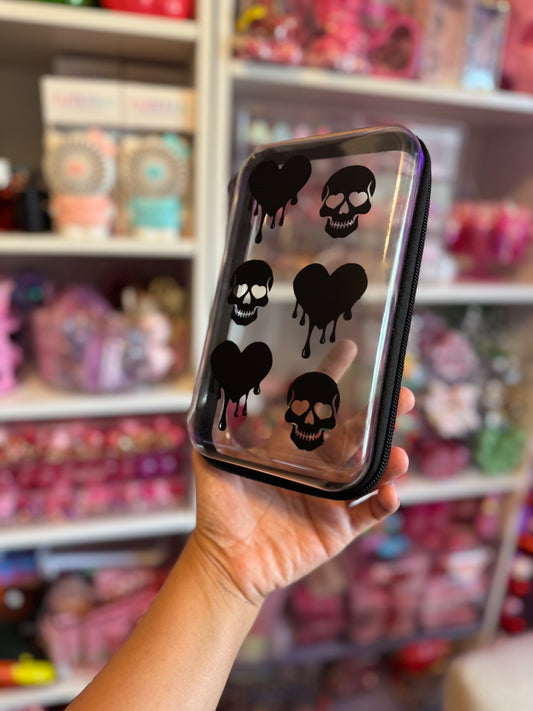 Black on black zipper case