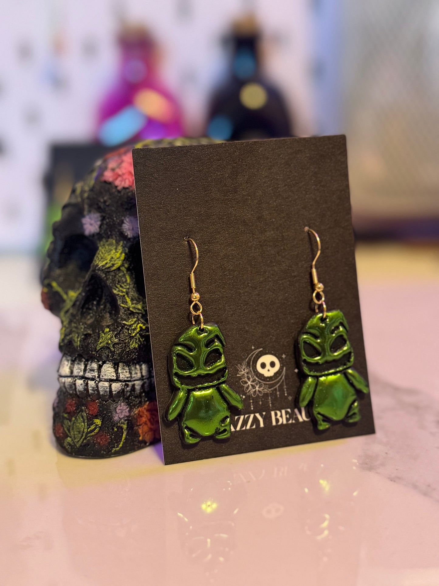 Oogie boogie earrings