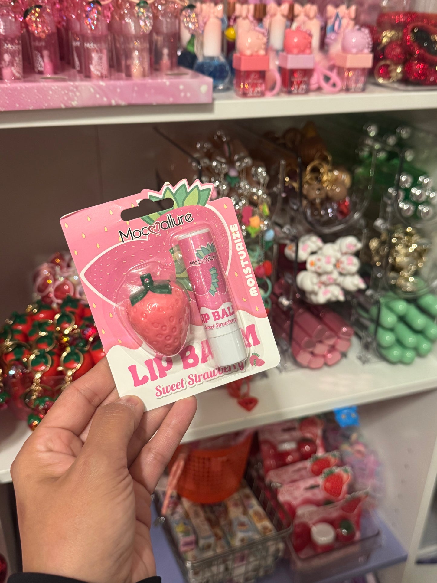 Strawberry  lip balm
