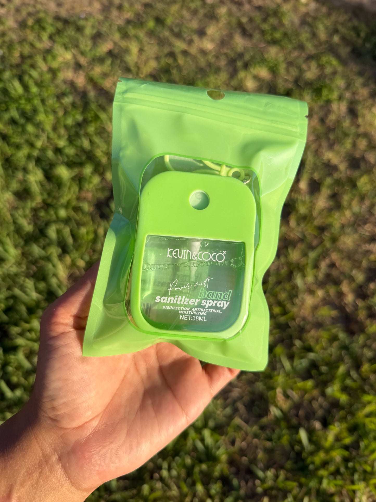 Keychain hand sanitizers