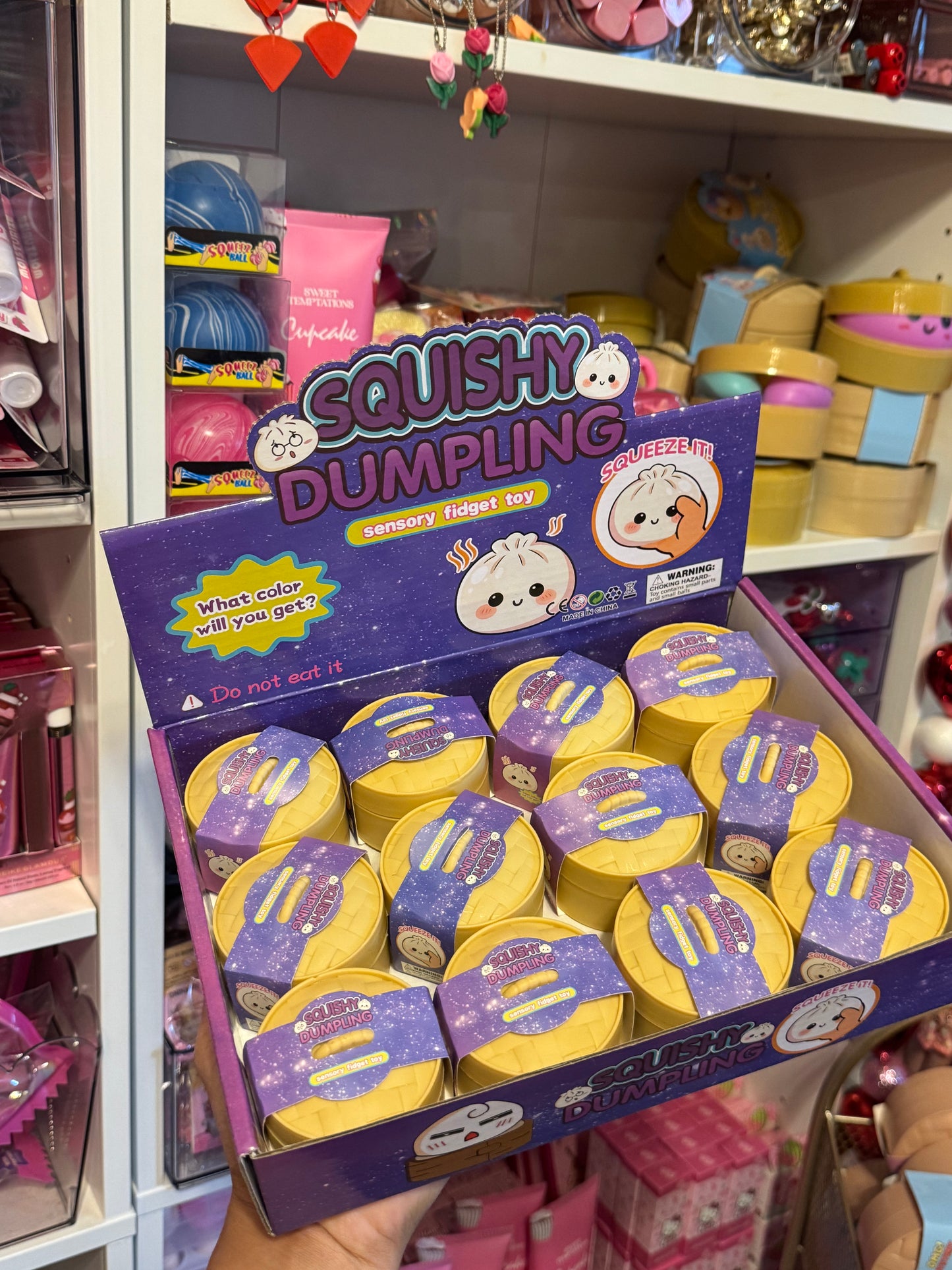 Mini glitter dumplings