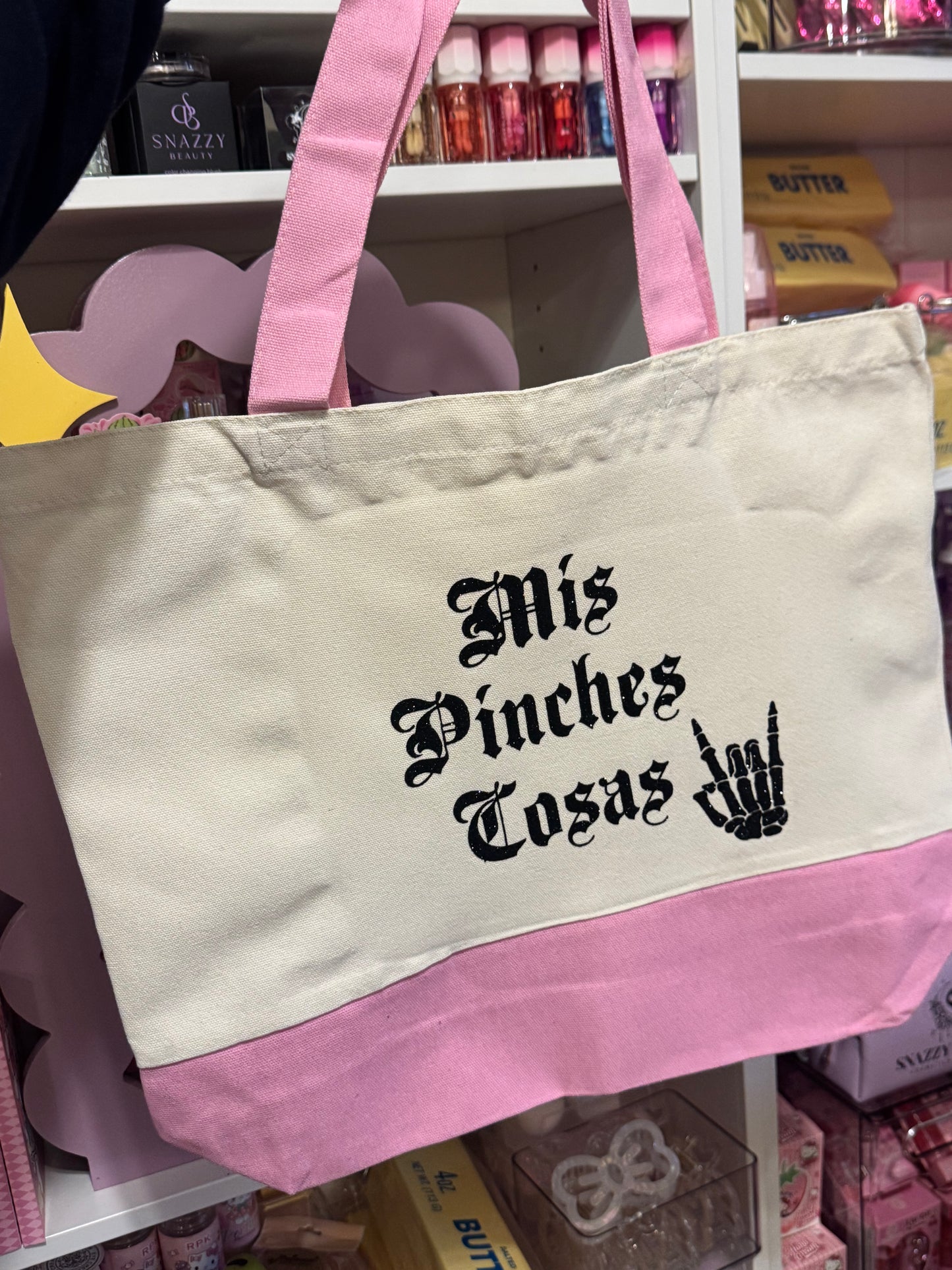 Mis pinches cosas large Tote