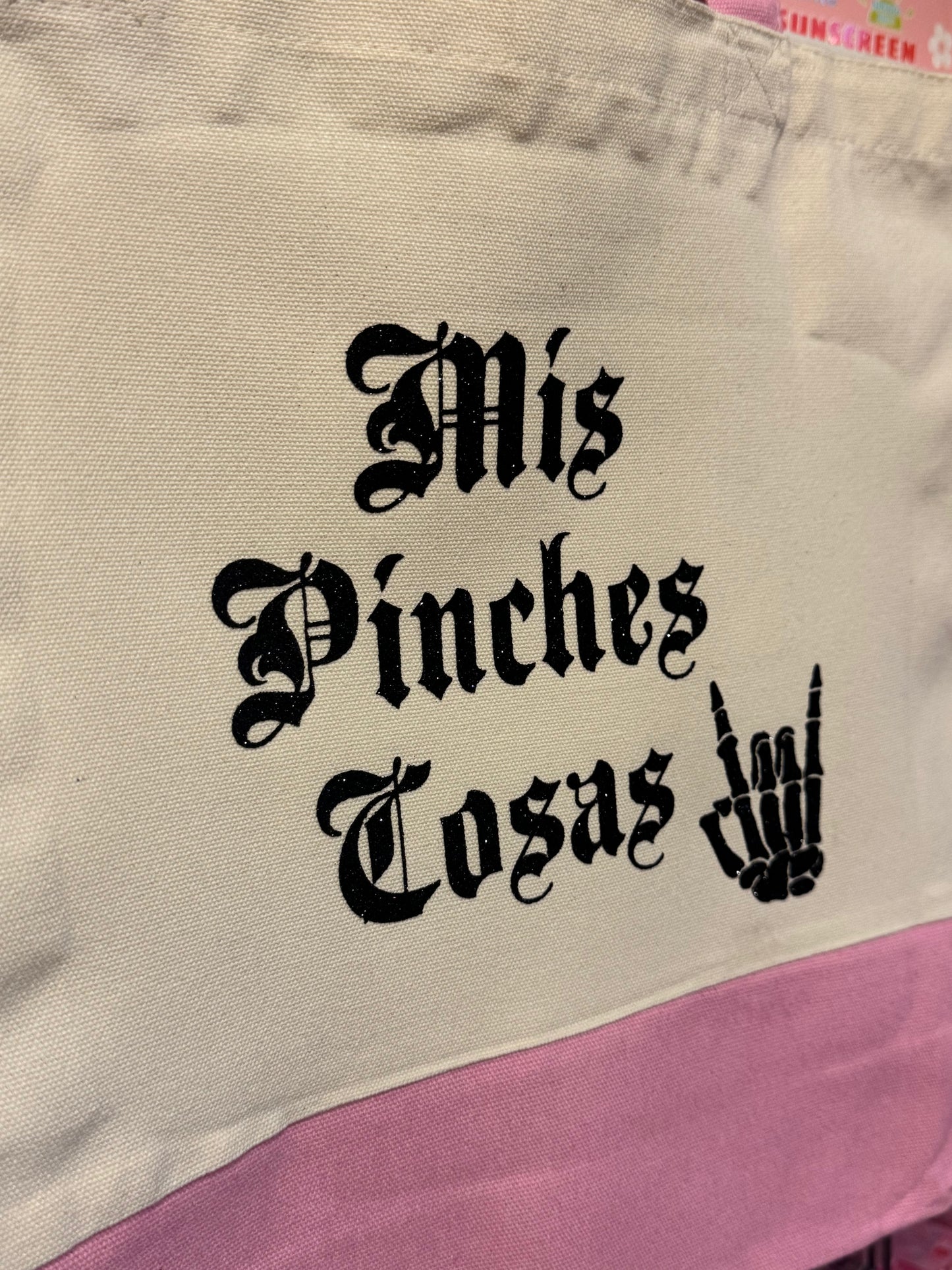 Mis pinches cosas large Tote