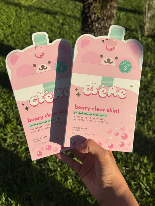 Beary clear skin