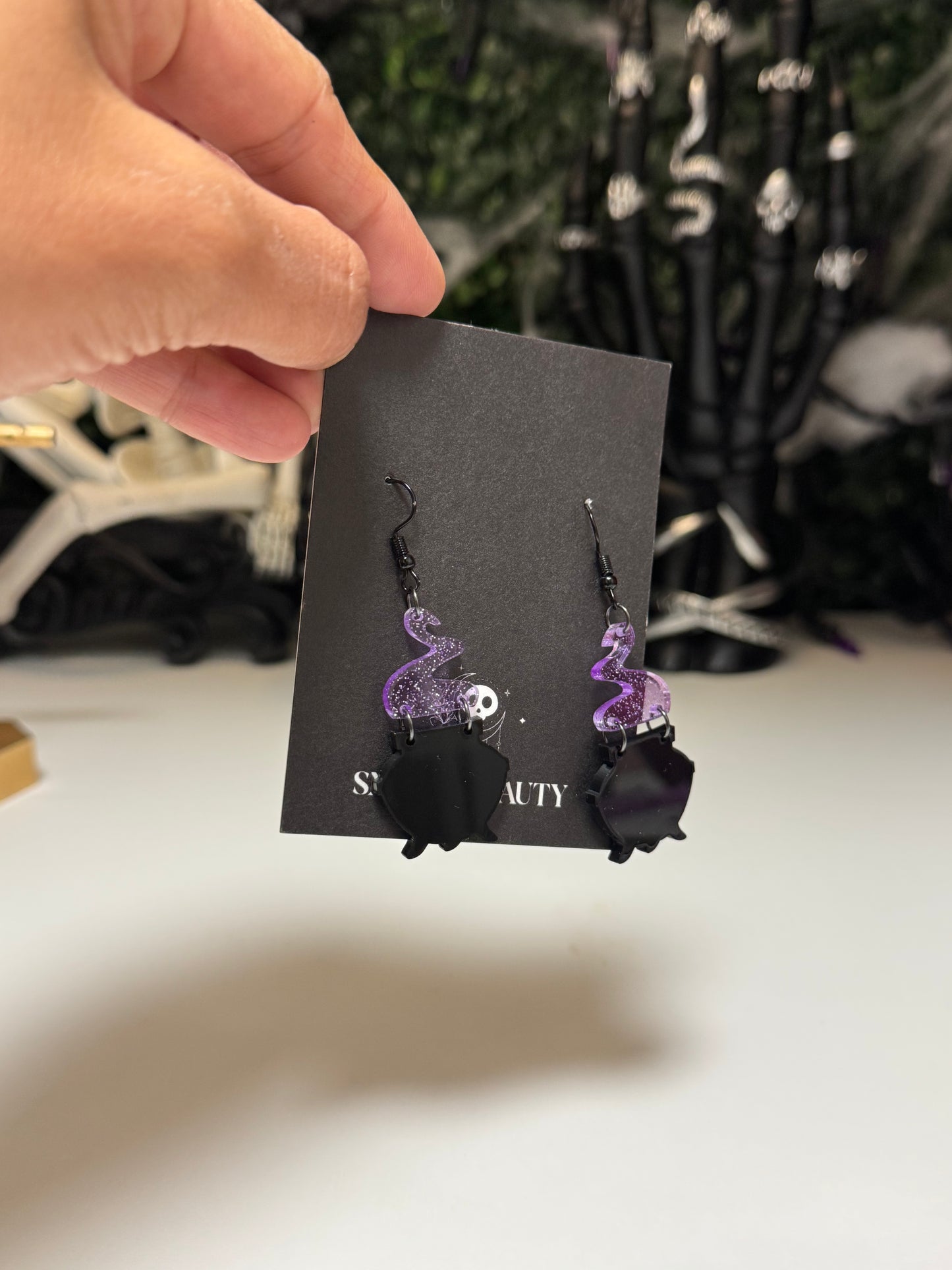 Witches brew earrings