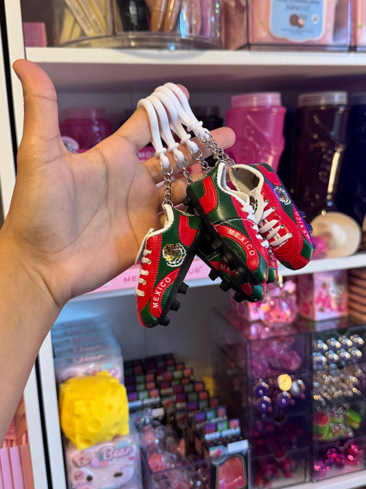 Mexico soccer keychain