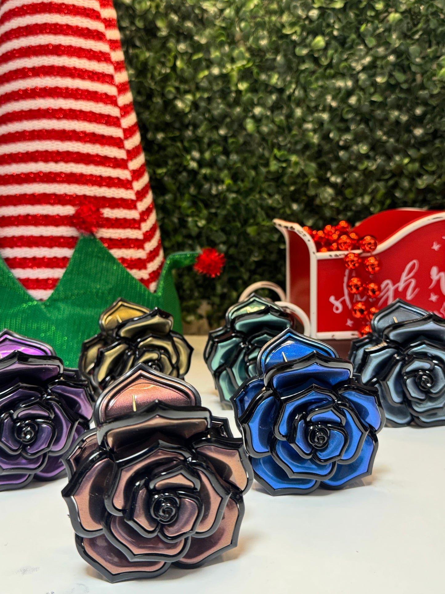 Flower hair clip