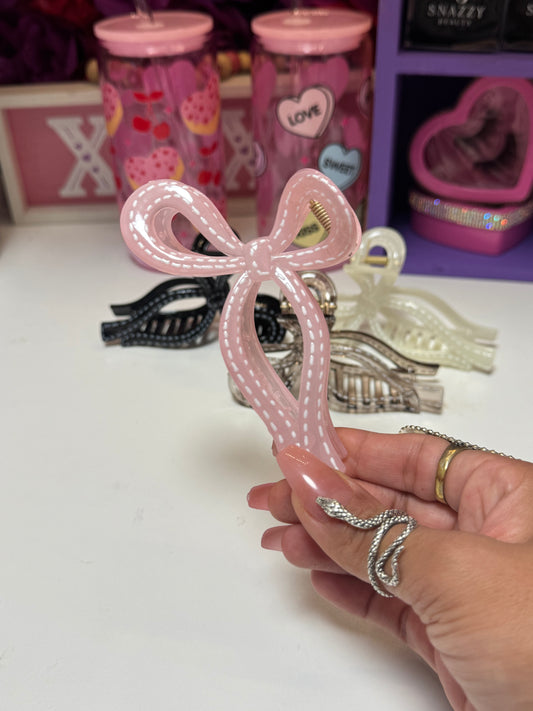 Bow hair clips