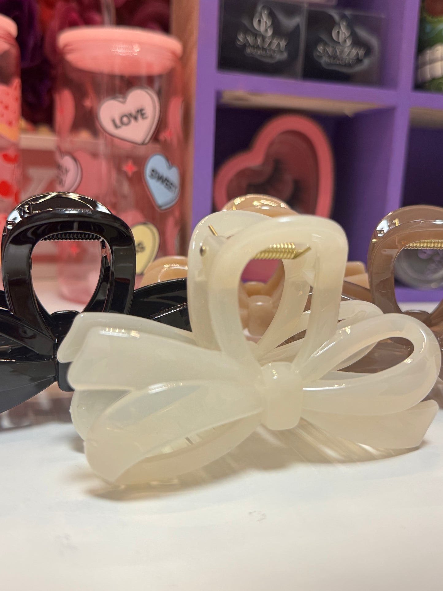 Bow bundle hair clips