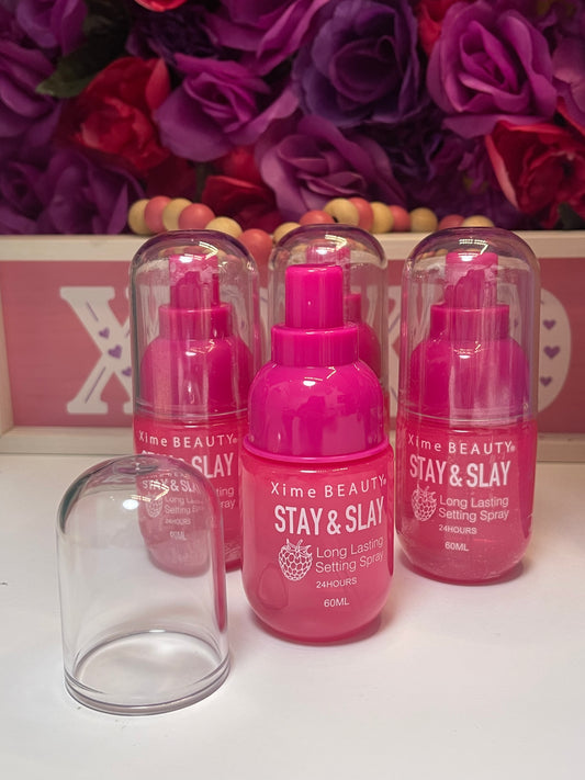 Stay and slay setting spray